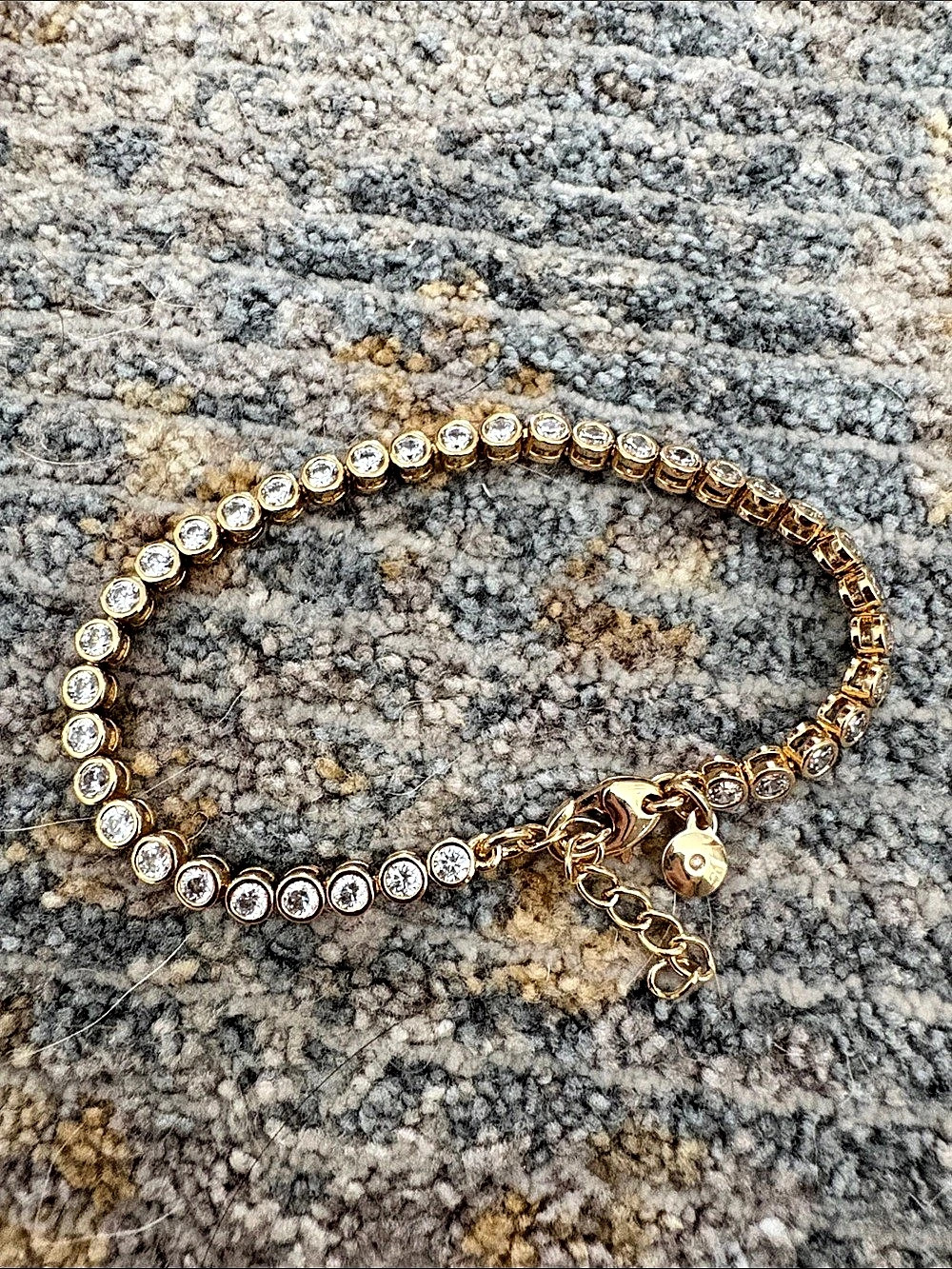 NWOT Madewell Tennis Collection Bezel Set Crystal Bracelet